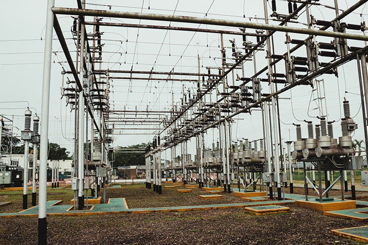 Sub-station structure — replace with a real photo
