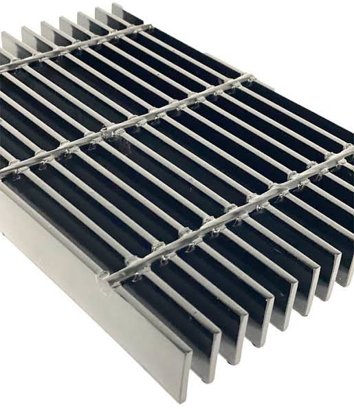 Industrial steel grating — replace with a real photo