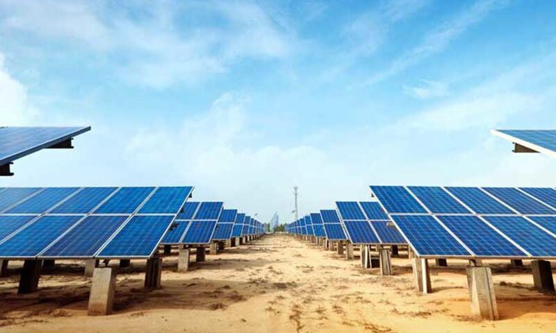 Solar module mounting structure